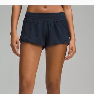 COPY - Lululemon navy Hotty hot shorts (size 2)